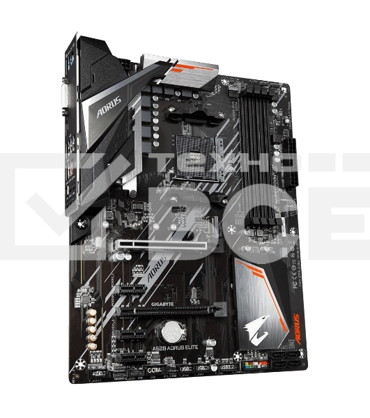 Материнская плата Gigabyte A520 AORUS ELITE, AM4, AMD A520, 4xDDR4, 4xSATA, 1xM.2, 1xPCI-E 3.0 x16, 1xHDMI, 1xDVI-D, 1x 1Gb LAN, 2xUSB 2.0, 4xUSB 3.2 Gen 1, 3x3.5 мм, 7.1, Micro-ATX
