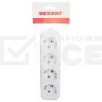Колодка 4 гнезда c заземлением Rexant, фото4