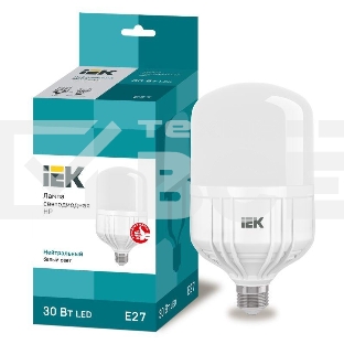 Лампа Iek LLE-HP-30-230-40-E27 светодиодная HP 30Вт 230В 4000К E27 IEK
