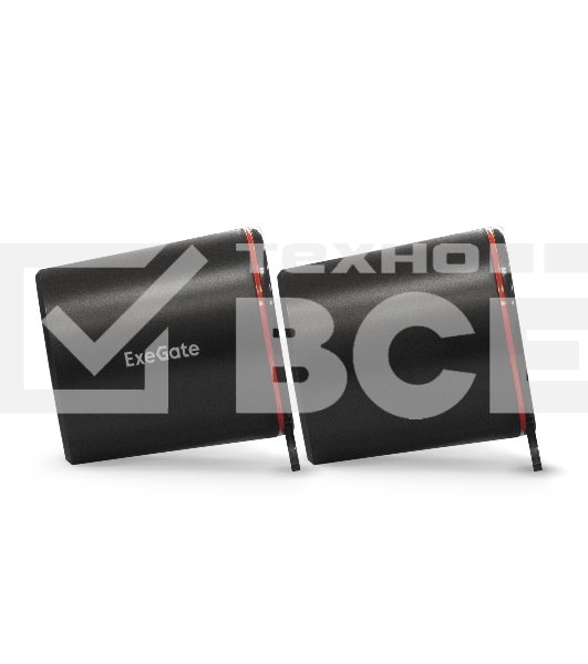 Акустическая система 2.0 ExeGate EX287051RUS Disco 150 (питание USB, 2х5Вт (10Вт RMS), 100-20000Гц, черный)