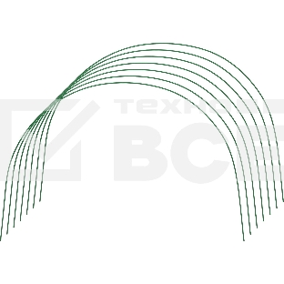 Дуги для парника GRINDA проволочные 1,7м, 6шт