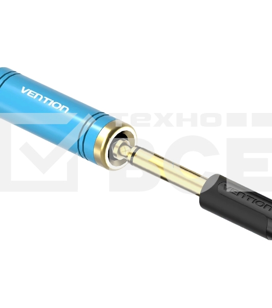 Переходник Vention Jack 3.5 mm M/6,5 mm F VAB-S04-L