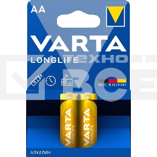 Батарейки VARTA Long Life AA блистер 204106101412