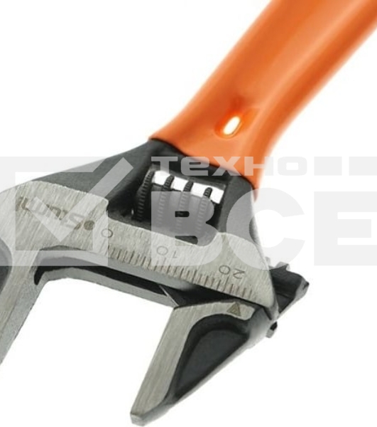 Ключ Sturm! 1045-28-120 разводной c  короткой ручкой 120мм, зев 24мм, CrV