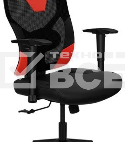 Кресло Aerocool GUARDIAN Champion Red (<150кг, эргономичное, сетчатый материал, 2D подлокотник)