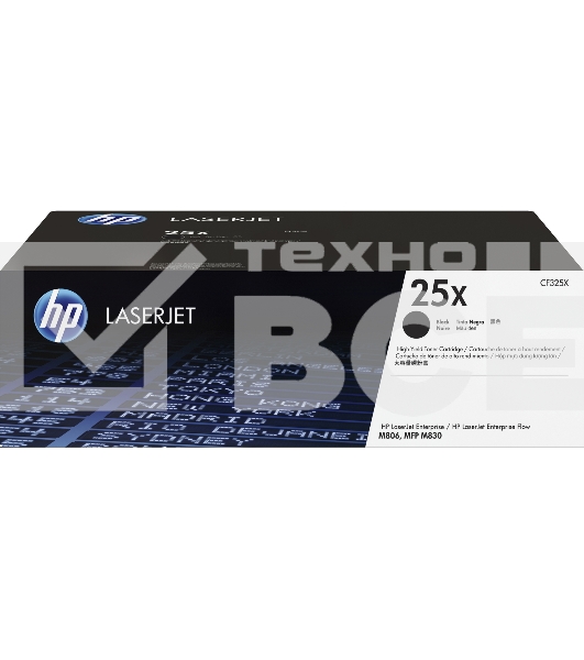 Тонер Картридж HP CF325X черный для HP LJ Flow M830z/M806x+/M830z/M806dn/M806x (40000 стр.)