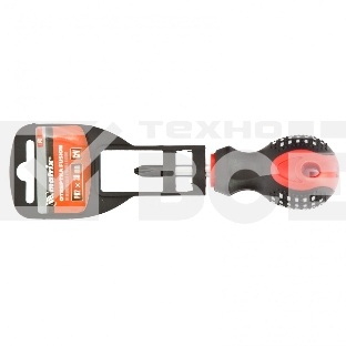 Отвертка Fusion, PH2 х 38 мм, CrV, 3-х компонентная рукоятка 