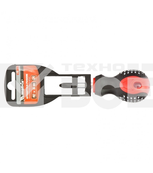 Отвертка Fusion, PH2 х 38 мм, CrV, 3-х компонентная рукоятка 