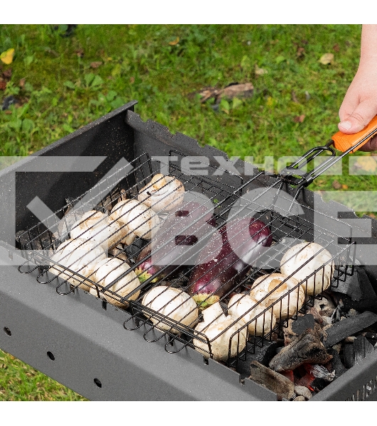 Решетка гриль 260х320х65мм объемная антиприг. Camping Palisad