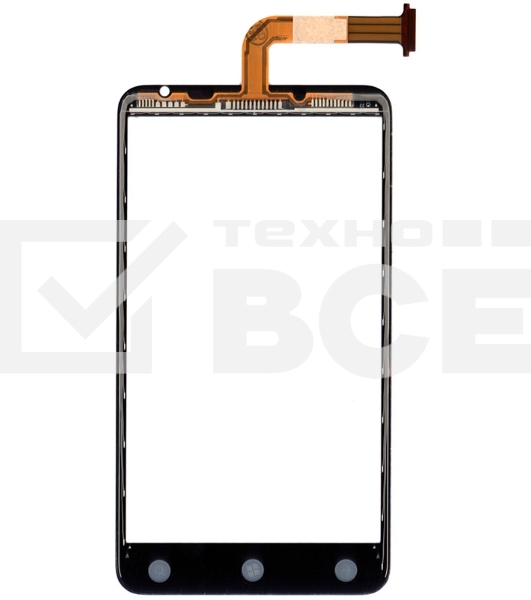 Сенсорное стекло (тачскрин) для HTC Titan X310e, черное