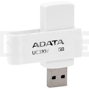 Флешка USB ADATA UC310 (UC310-256G-RWH), 256Gb, USB 3.2 Gen1, R/W 100/30, белый