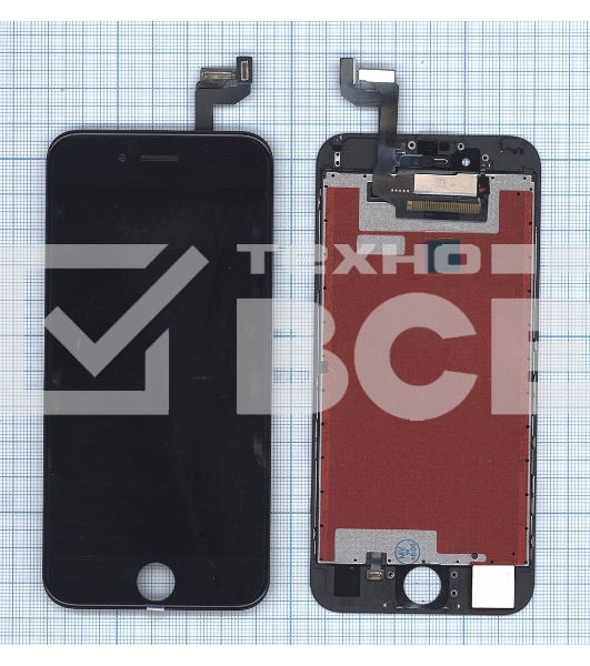Дисплей для iPhone 6S в сборе с тачскрином (Tianma), черный