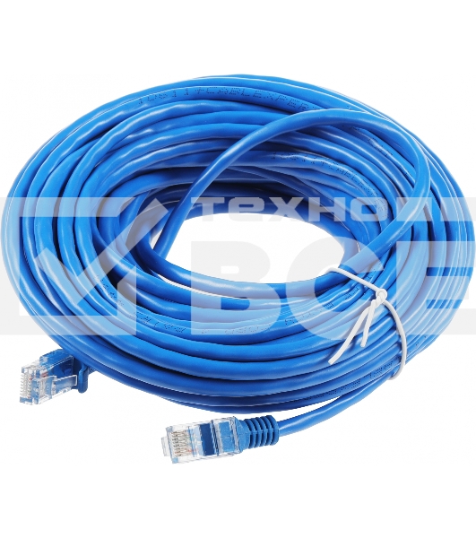 Патч-корд Premier PP12-15M/B 1000Гбит/с UTP 4 пары cat5E CCA molded 15м синий RJ-45 (m)-RJ-45 (m)