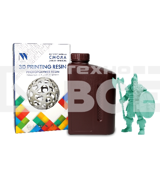 Фотополимерная смола NVPRINT ABS Like Resin Green для 3D печати 1 кг (бут)