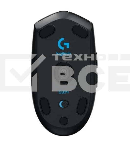 Мышь беспроводная Logitech G304 Lightspeed черный, 12000 dpi, радиоканал, USB, кнопки - 6