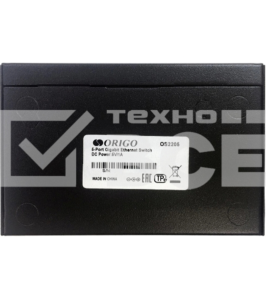 Неуправляемый коммутатор ORIGO OS2205/A2A 5x1000Base-T, корпус металл