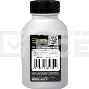 Тонер Cactus CS-TKYCU2C-LT-50 голубой флакон 50гр. для принтера Kyocera Color Universal TK-52xx/TK-54xx/TK-83xx/TK-85xx/TK-88xx