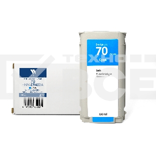 Струйный картридж NVPrint 70 (NV-C9452A) Cyan для HP DesignJet Z2100/Z3100/Z3200/Z5200/Z5400 (130 мл) совместимый