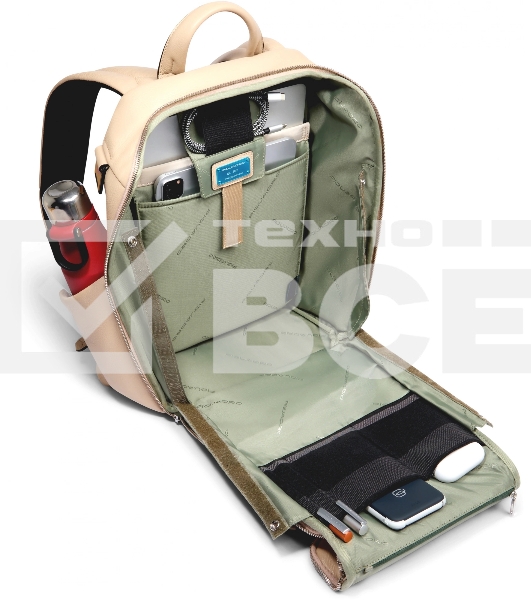 Рюкзак женский Piquadro Than CA6609S135/BE бежевый кожа