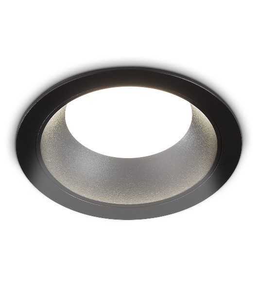 Светильник Ambrella light TN52333 SBK черный песок GX53 max 12W D115*25