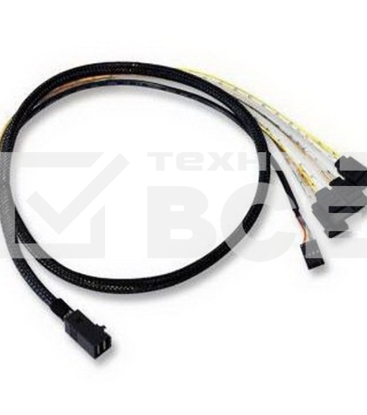Кабель ACD-SFF8643-SATASB-08M, INT SFF8643-to-4*SATA+SB (MiniSAS HD -to- 4*SATA+SideBand internal cable) 75cm