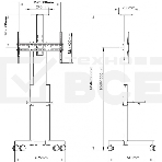 Подставка для телевизора Arm Media PT-STAND-8 черный 32