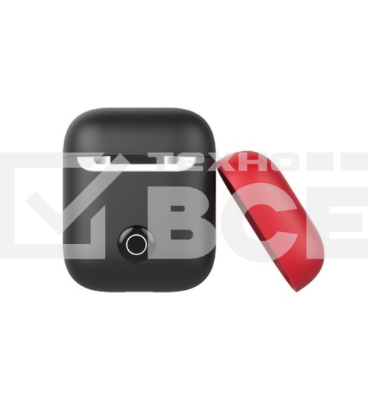 Чехол SwitchEasy Colors для в футляра с возможностью беспроводной зарядки к AirPods 2. Материал силикон. Цвет черный.