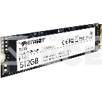 Накопитель SSD Patriot P300, 512GB, PCIe 3.0 x4, M.2 2280, NVMe, R/W 1700/1200, фото6