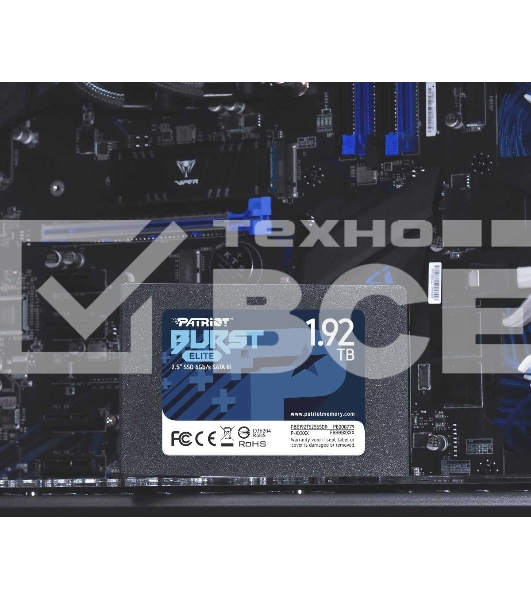 Накопитель SSD Patriot Burst Elite, 1.92Tb, SATA, 2.5