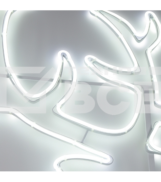 Фигура световая «Сказочный олень» из гибкого неона, 140х93 см, 1680 LED, цвет свечения белый NEON-NIGHT
