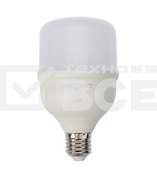 Лампа светодиодная высокомощная 30 Вт E27 с переходником на E40 2850 лм 6500 K холодный свет Rexant