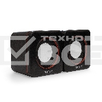 Акустическая система 2.0 ExeGate EX287050RUS Disco 160 (питание USB, 2х3Вт (6Вт RMS), 100-20000Гц, черный), фото2
