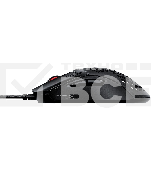 Мышь проводная HyperX Pulsefire Haste черный, 16000 dpi, USB, кнопки - 6