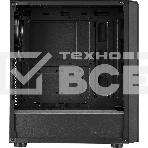 Компьютерный корпус Cooler Master Elite 500 w/o ODD bay, 2xUSB3.2, 1x120Fan, w/o PSU, Black, Steel left panel, ATX, фото23