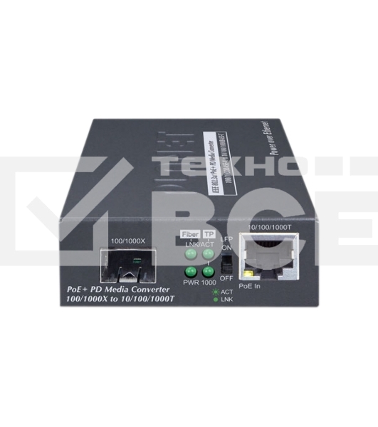Медиа конвертер GT-805A 10/100/1000Base-T to miniGBIC (SFP) Converter