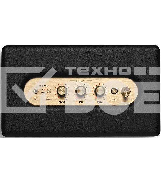 Колонка портативная Marshall Acton III черный/золотистый 60W 2.1 BT/3.5Jack 10м