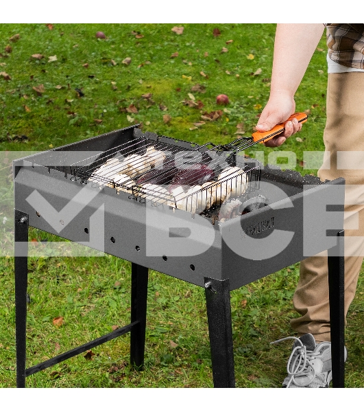 Решетка гриль 260х320х65мм объемная антиприг. Camping Palisad