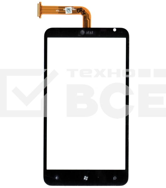 Сенсорное стекло (тачскрин) для HTC Titan X310e, черное