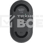 Мышь беспроводная Logitech Pebble M350 графитовый, 1000 dpi, радиоканал, Bluetooth, USB, кнопки - 3, фото29