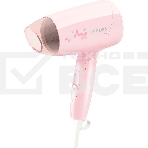 Фен Philips/ Фен Philips, дорожный, мощность 1200Вт, 3 скорости, 3 режима работы, 1 насадка, цвет черный, фото3