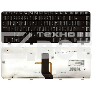 Клавиатура для ноутбука HP Pavilion DV3-2000 DV3-2100 черная с подсветкой