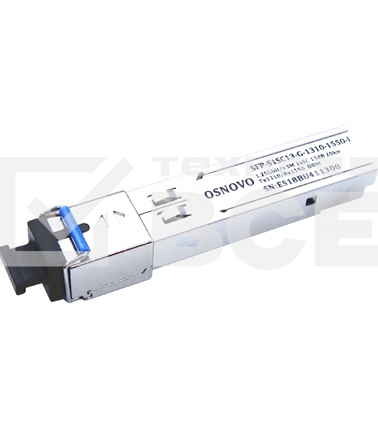 Модуль Osnovo SFP-S1SC13-G-1310-1550-I