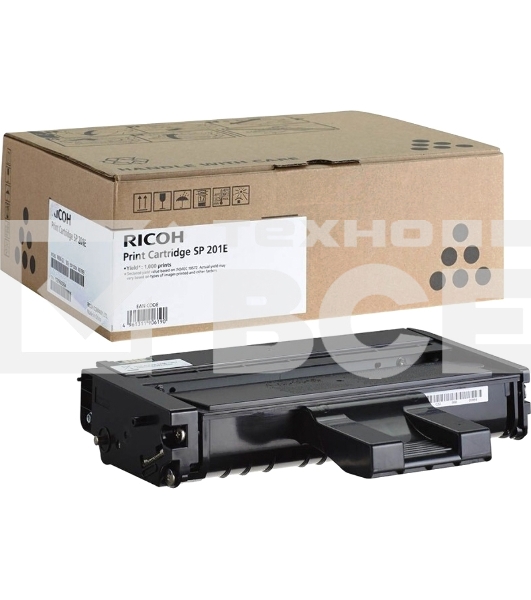 Картридж лазерный Ricoh SP 201E черный с чипом для SP 220Nw/SP 220SNw/SP 220SFNw 1000 отп.