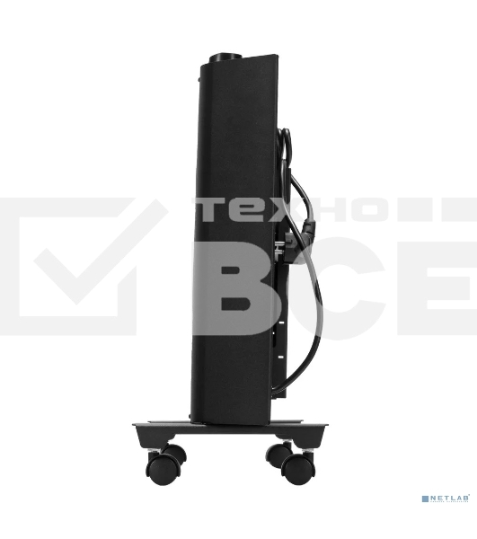 Конвектор Denzel XCE-2000B черный, 2000 Вт, 25 м2, термостат