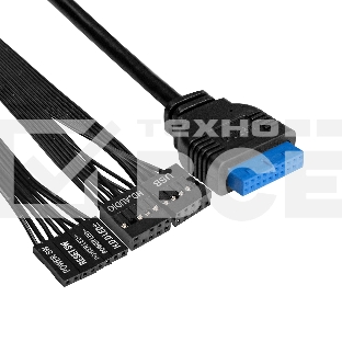 Компьютерный корпус Minitower ExeGate BAA-303U (mATX, без БП, 2*USB+1*USB3.0, HD Audio, черный)
