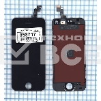 Дисплей (модуль) для Apple iPhone 5S, iPhone SE в сборе с тачскрином (Foxconn) черный, фото 1