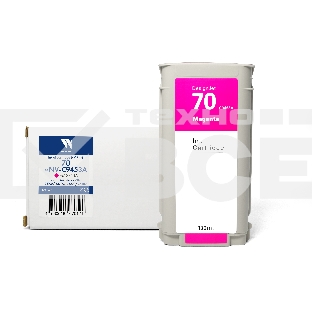 Струйный картридж NVPrint 70 (NV-C9453A) Magenta для HP DesignJet Z2100/Z3100/Z3200/Z5200/Z5400 (130 мл) совместимый