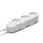 Удлинитель PC 1,5 м, 4 р, без выкл., 10А черный PC-1B-1,5M, фото3