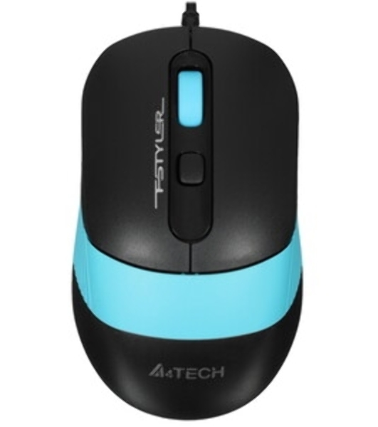 Мышь проводная A4Tech Fstyler FM10S белый/серый, 1600 dpi, USB, кнопки - 4