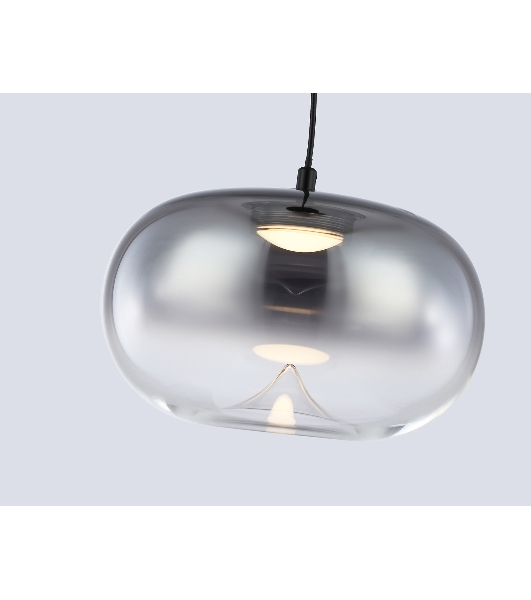 Подвесной светодиодный светильник Ambrella light LH11082 BK/SM черный/дымчатый 4W 3000K D180*130